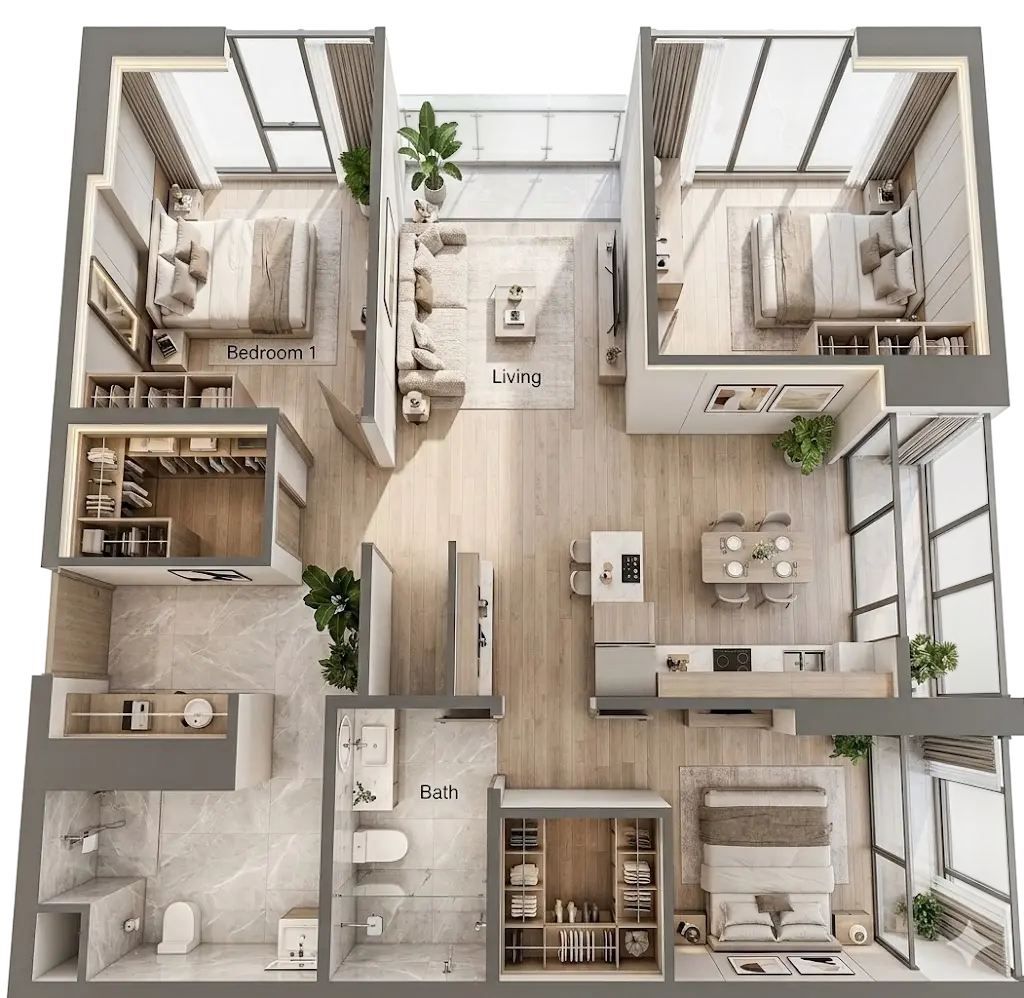 Floor Plan 3PN