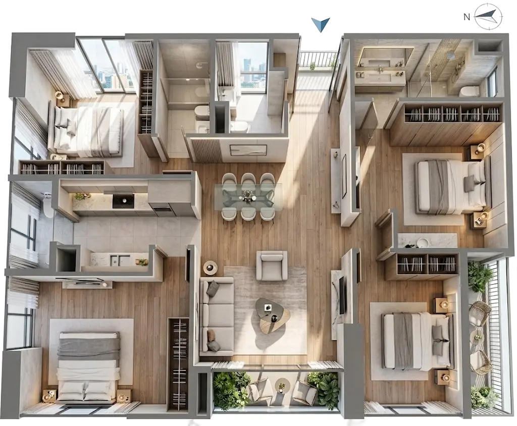 Floor Plan 4PN