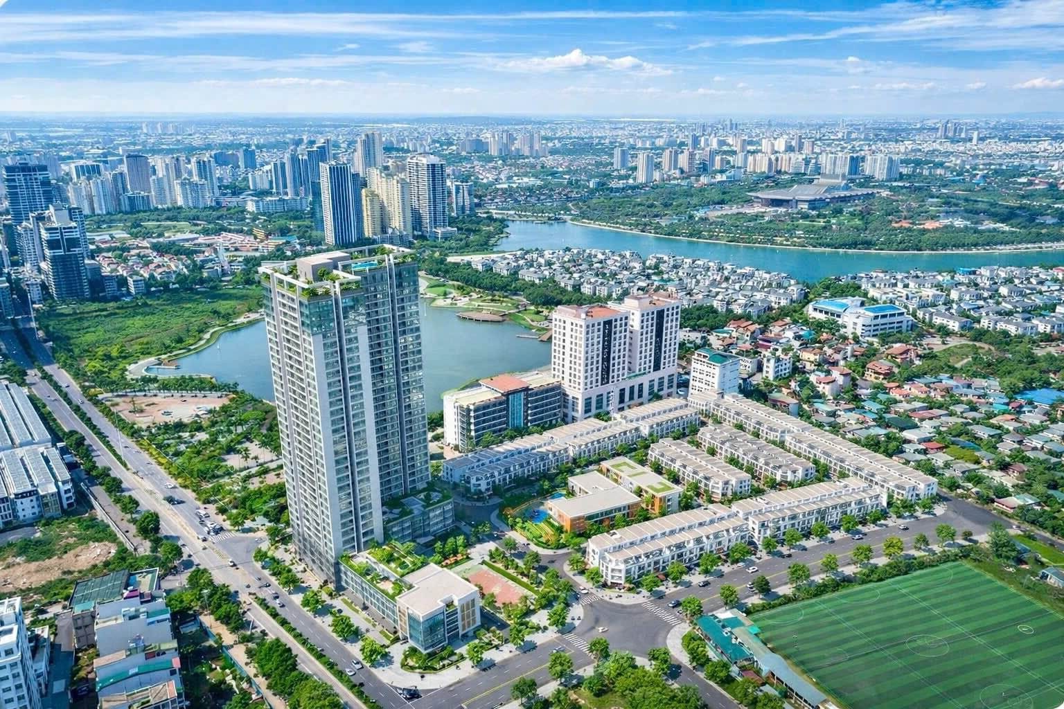Biệt thự ven hồ Iconia Lakeside giữa lòng Hà Nội với kiến trúc tân cổ điển sang trọng